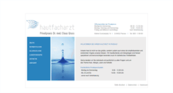 Desktop Screenshot of hautarzt-passau.de